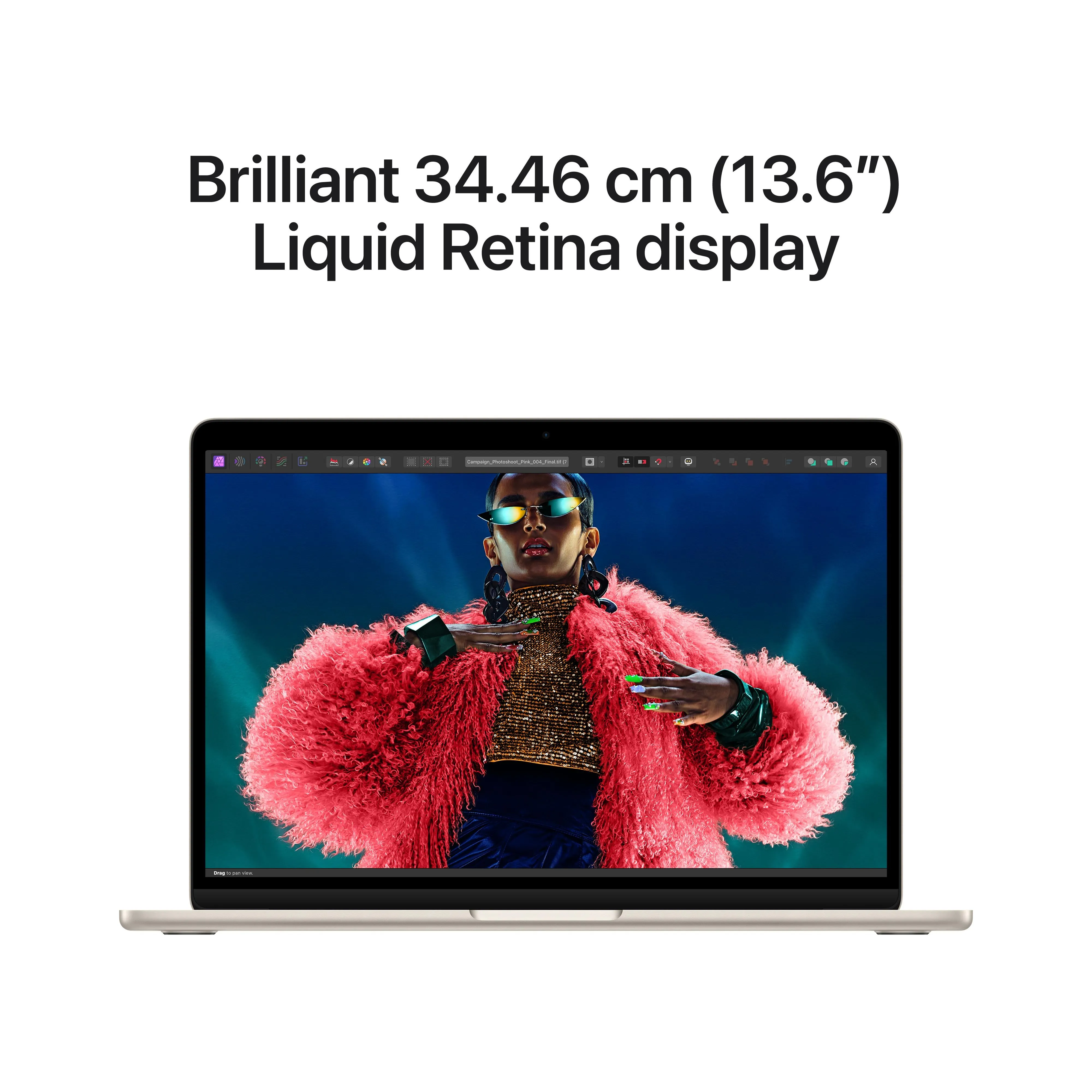 13-inch MacBook Air: Apple M3 chip with 8‑core CPU and 10‑core GPU, 512GB SSD - Starlight