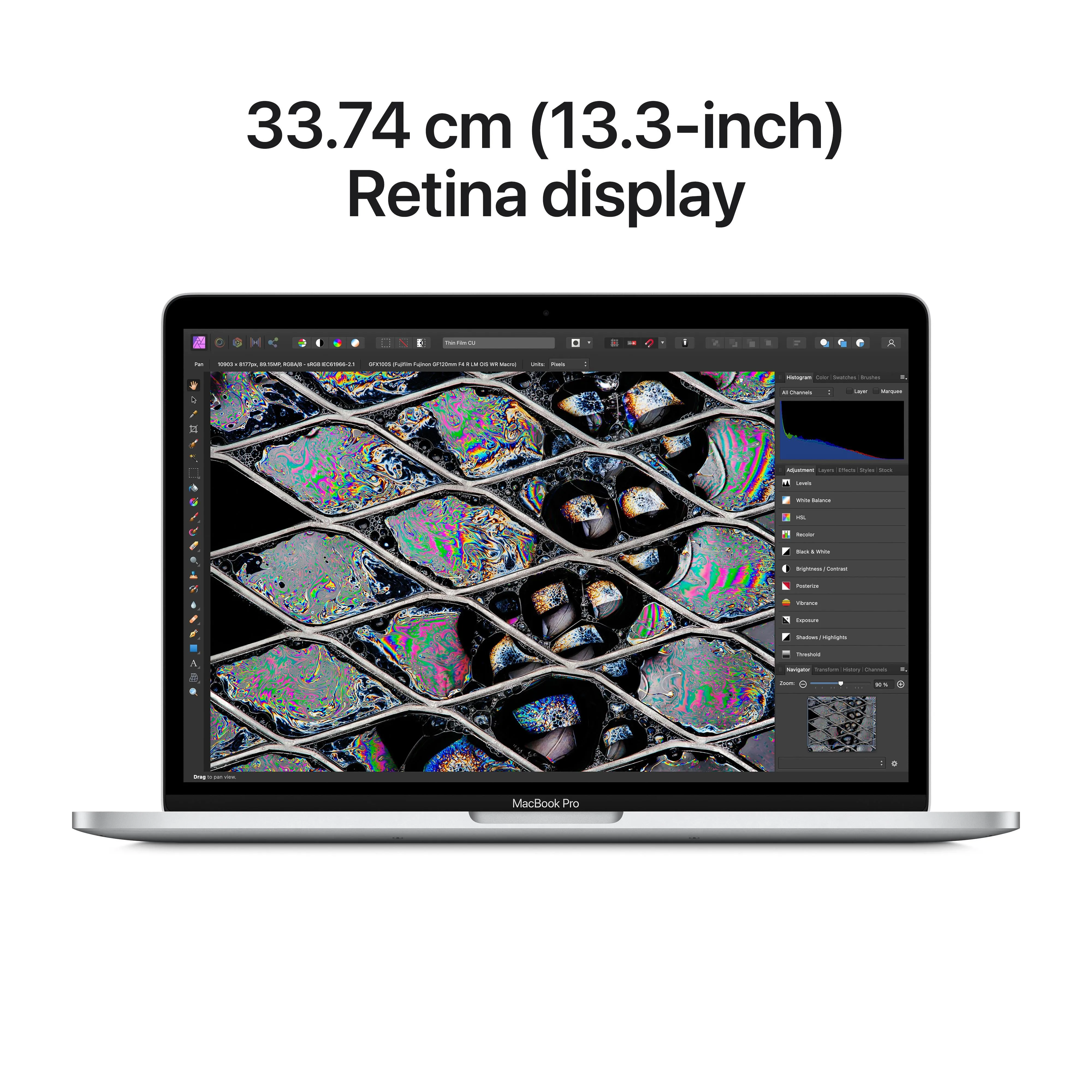 13-inch MacBook Pro: Apple M2 chip with 8‑core CPU and 10‑core GPU, 256GB SSD - Silver