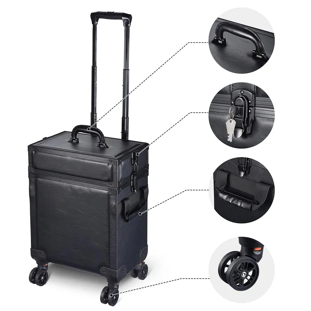 3in1 Portable Rolling Case for Sales Rep, Event Planner