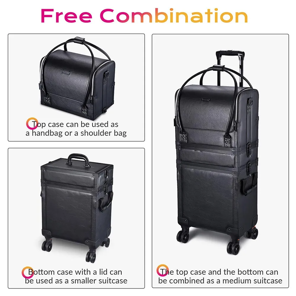 3in1 Portable Rolling Case for Sales Rep, Event Planner