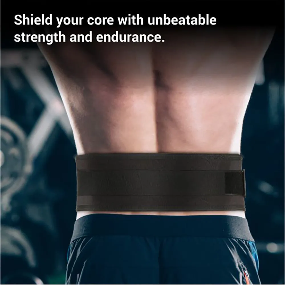 4" Straight Back Weightlifting Gym Belt