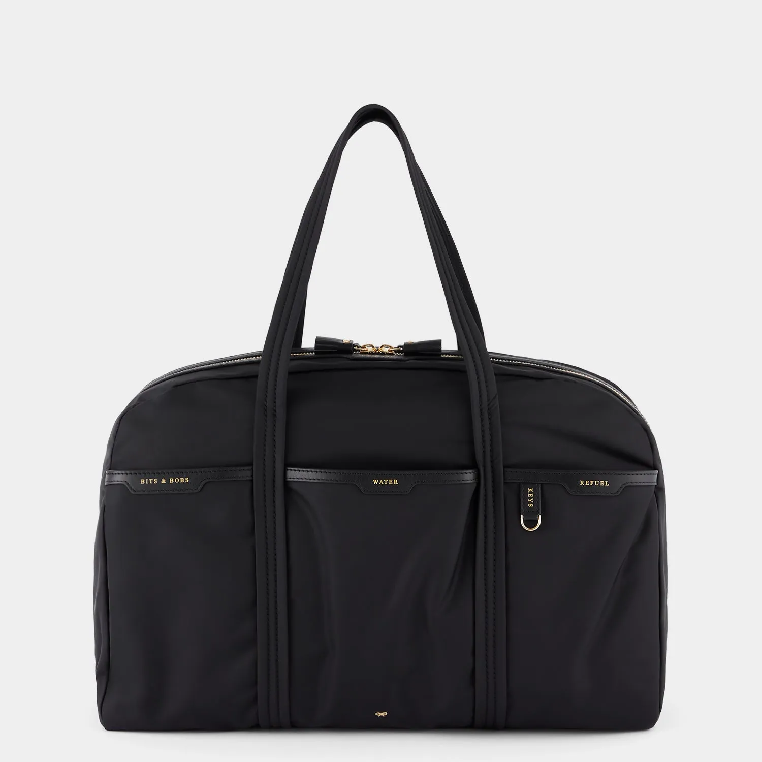 AH Gym Bag in Black Recycled Nylon