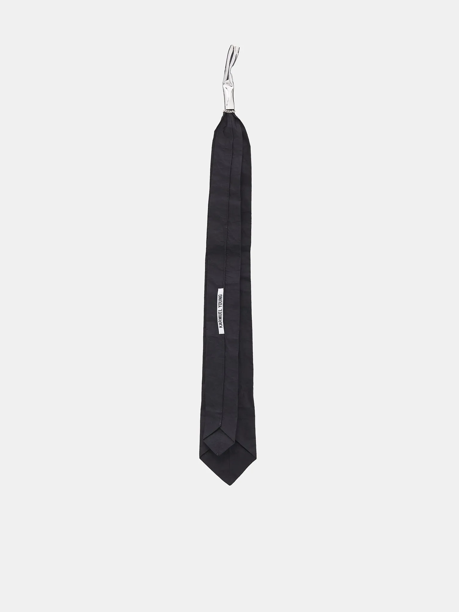 Aluminum Woven Tie (TI-TF001-951-990-BLACK)