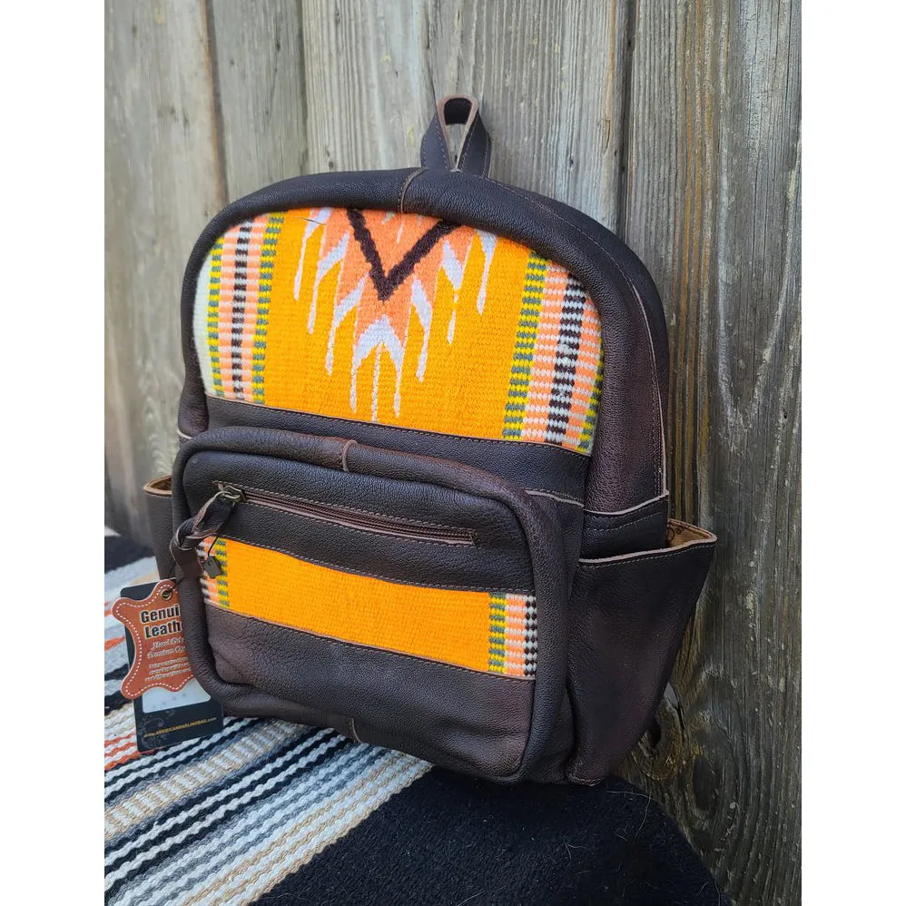 American Darling Blanket Leather Backpack