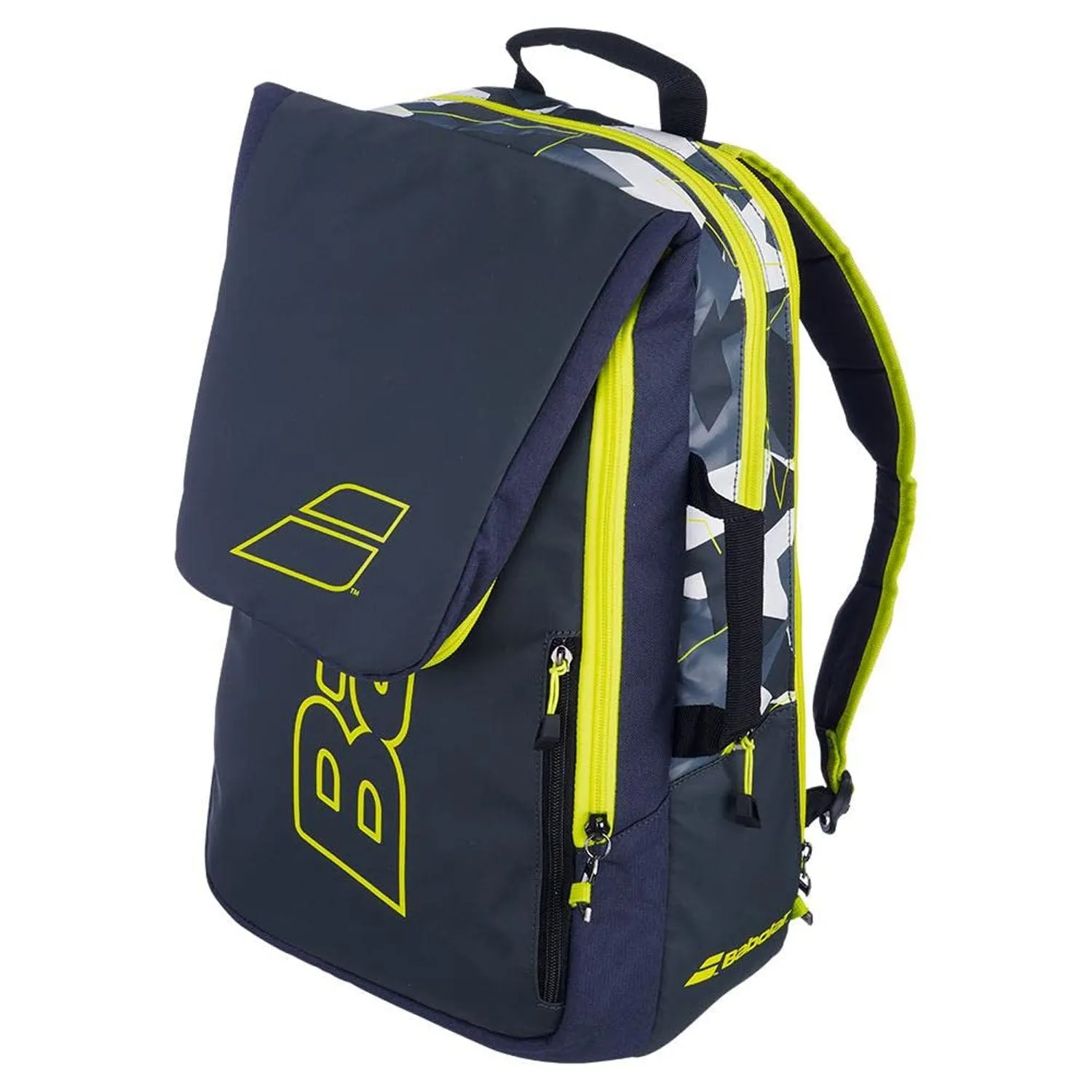 Babolat Pure Aero Backpack, Grey/Yellow/White