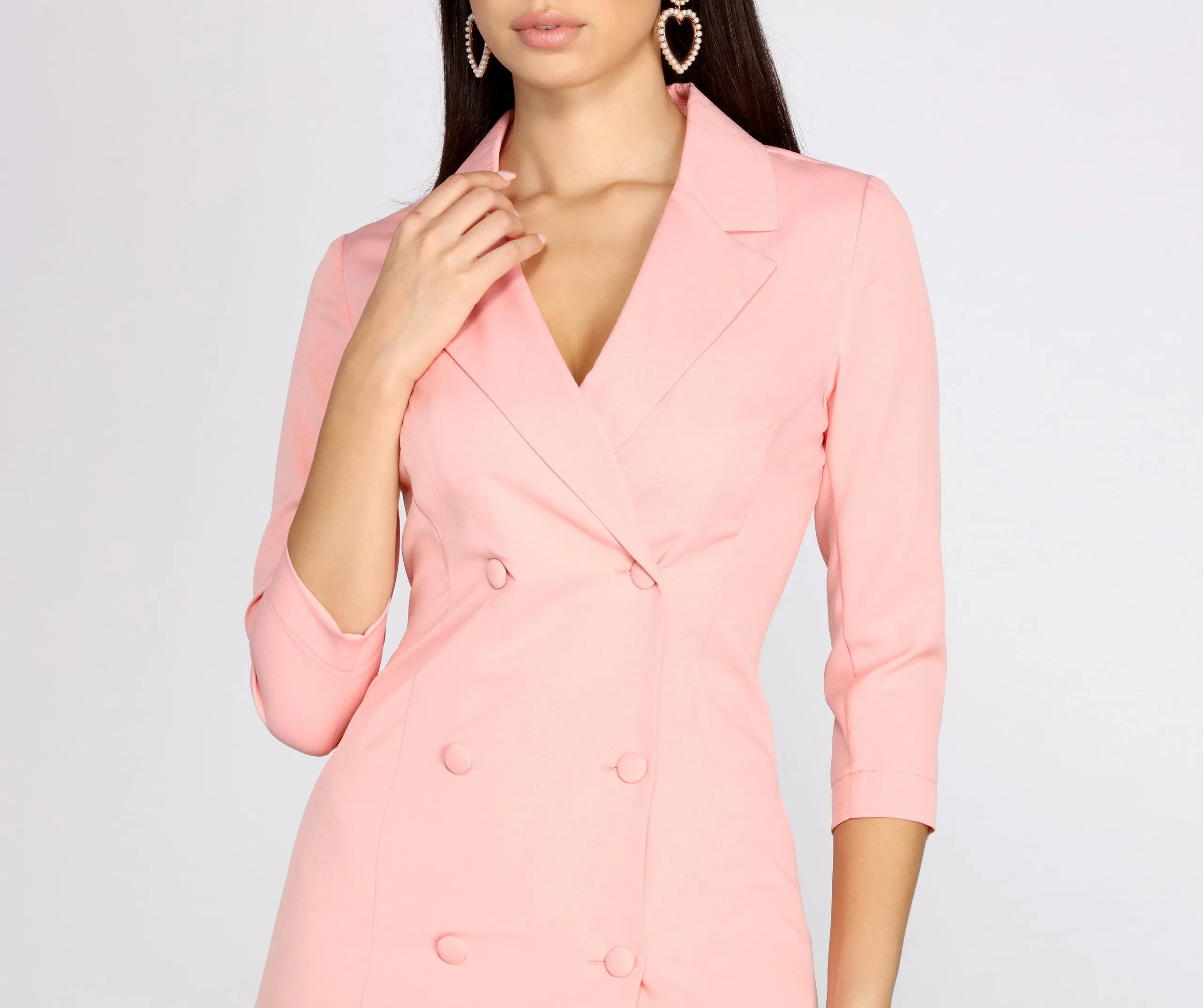 Back To Stylish Business Trench Dress