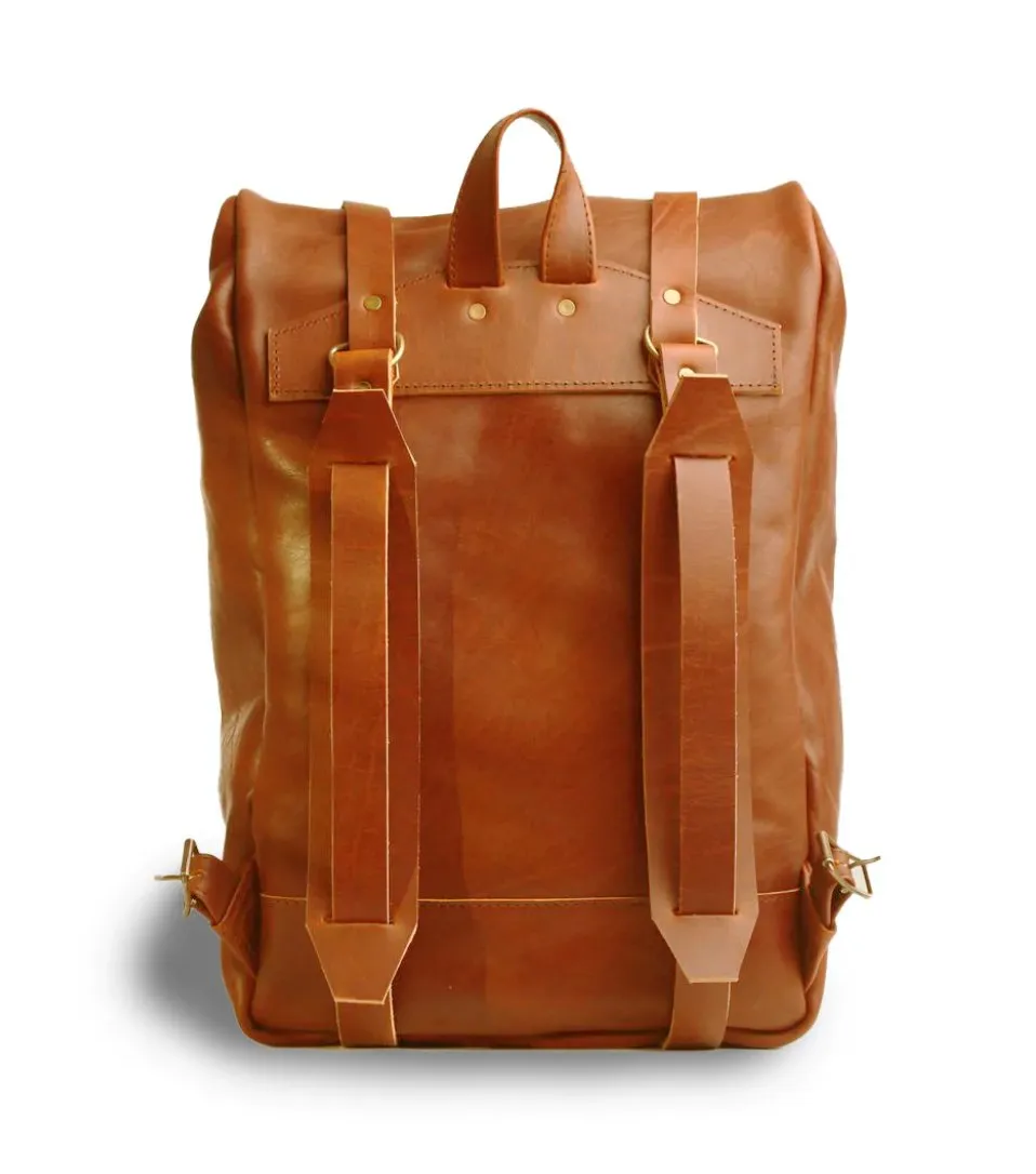 Bark And Mill Rolltop Backpack | Tan