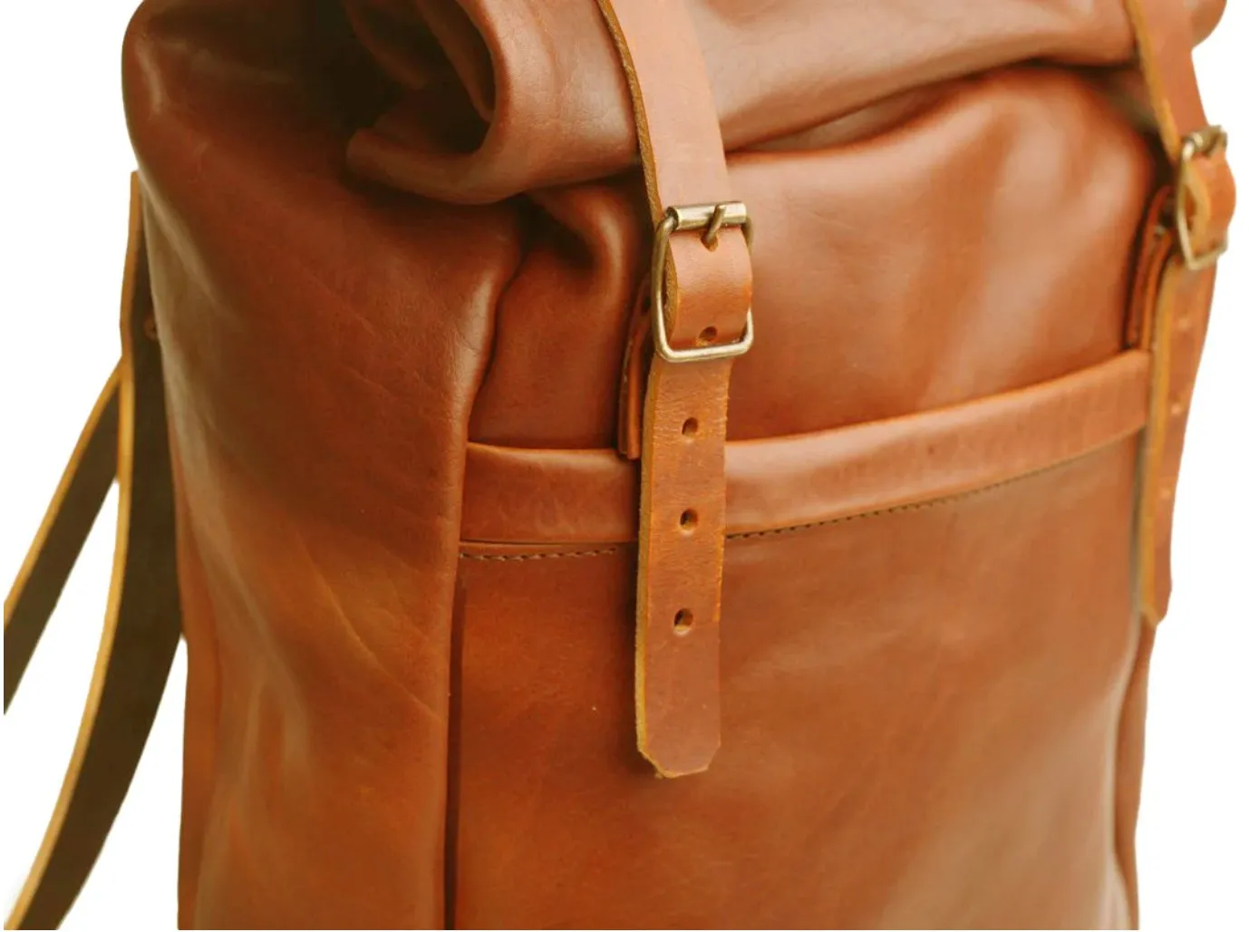 Bark And Mill Rolltop Backpack | Tan