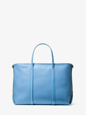 Beck Medium Pebbled Leather Tote Bag