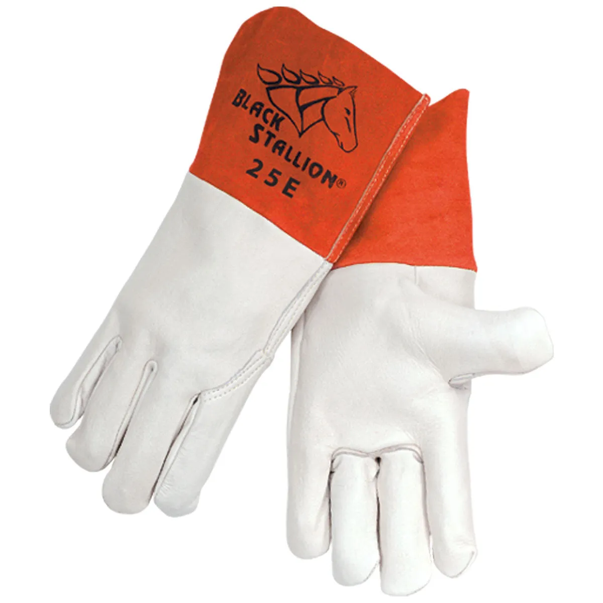 Black Stallion Grain Cowhide MIG Glove - 25E