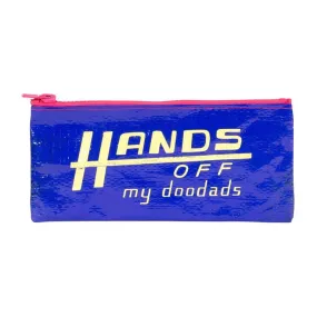 Blue Q Pencil Case HANDS OFF MY DOODADS