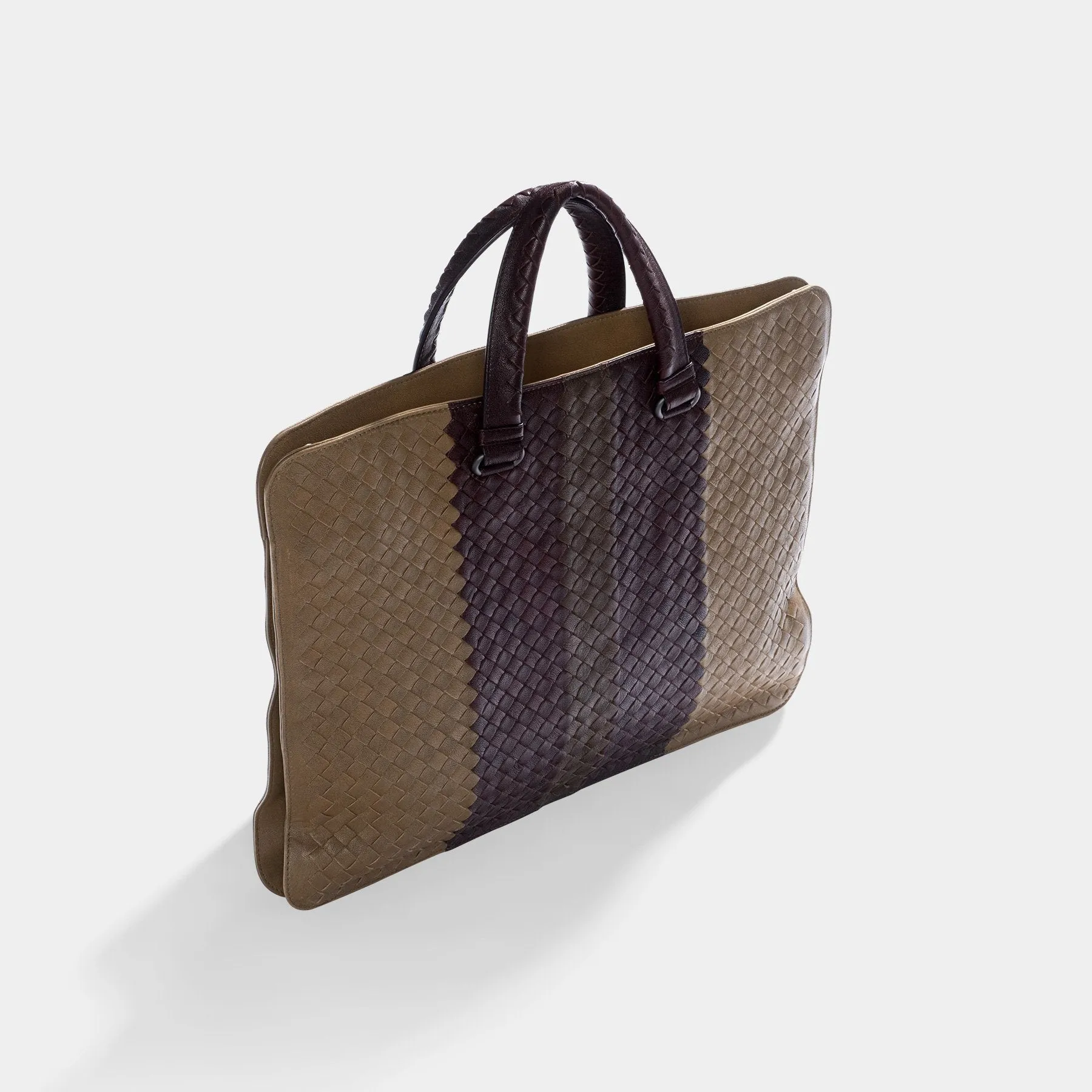 Bottega Veneta Intrecciato Multicolor Business Bag