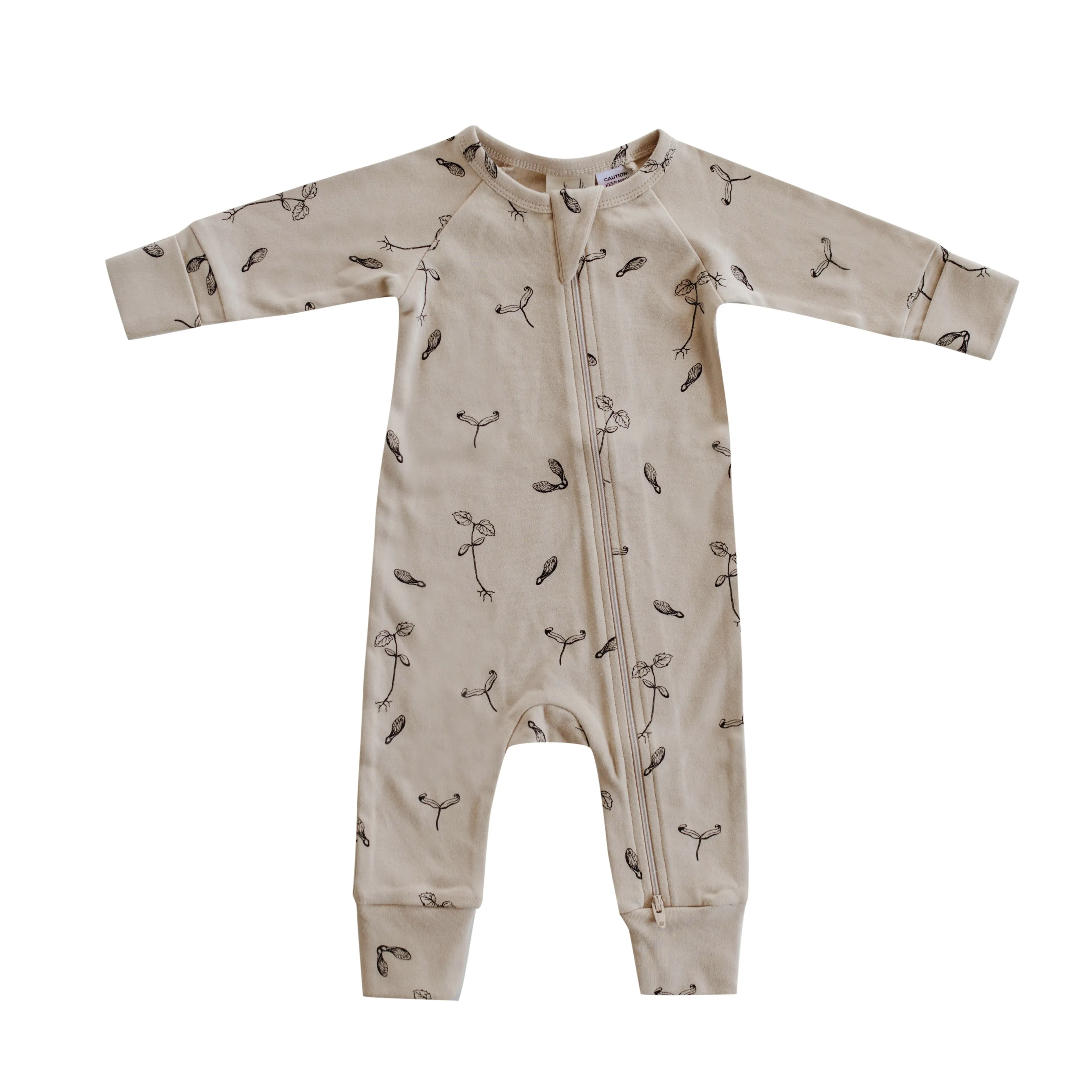 Buck & Baa  MAPLE Zippy Romper 3 MONTHS