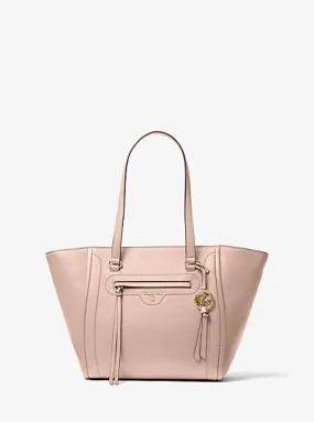 Carine Medium Pebbled Leather Tote Bag