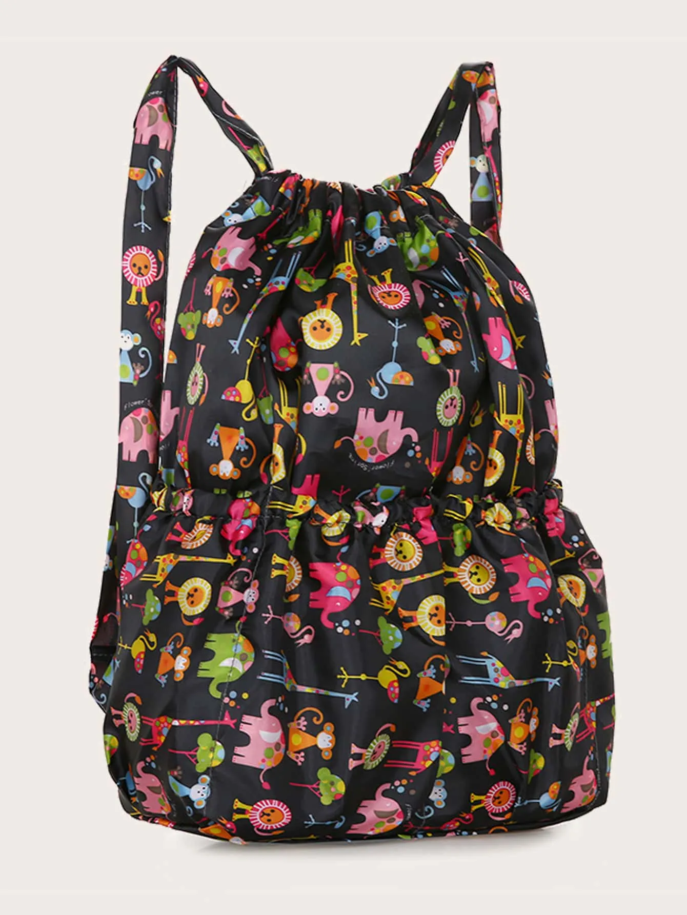 Cartoon Graphic Drawstring Backpack