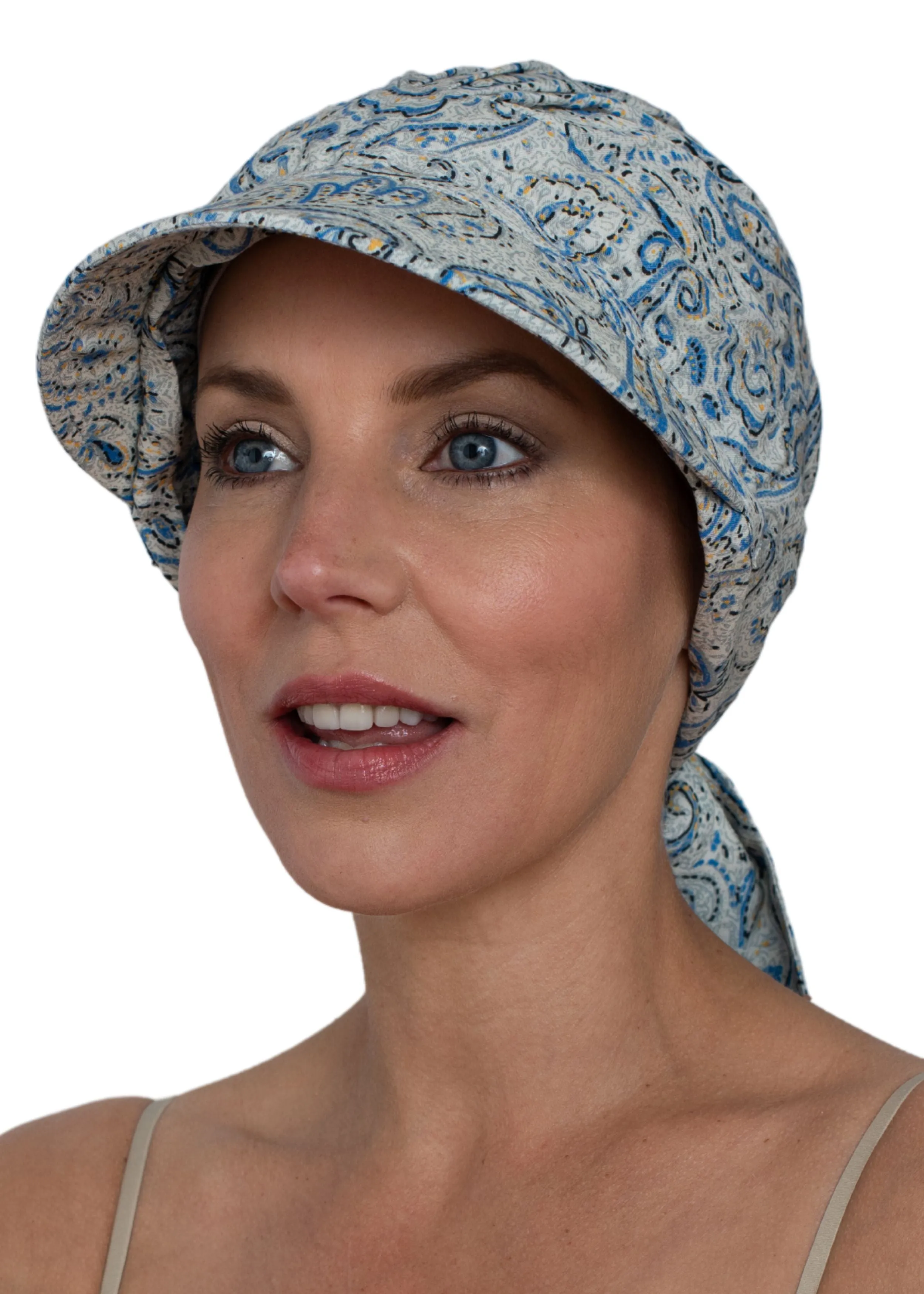 Cotton Scarf Summer Cap