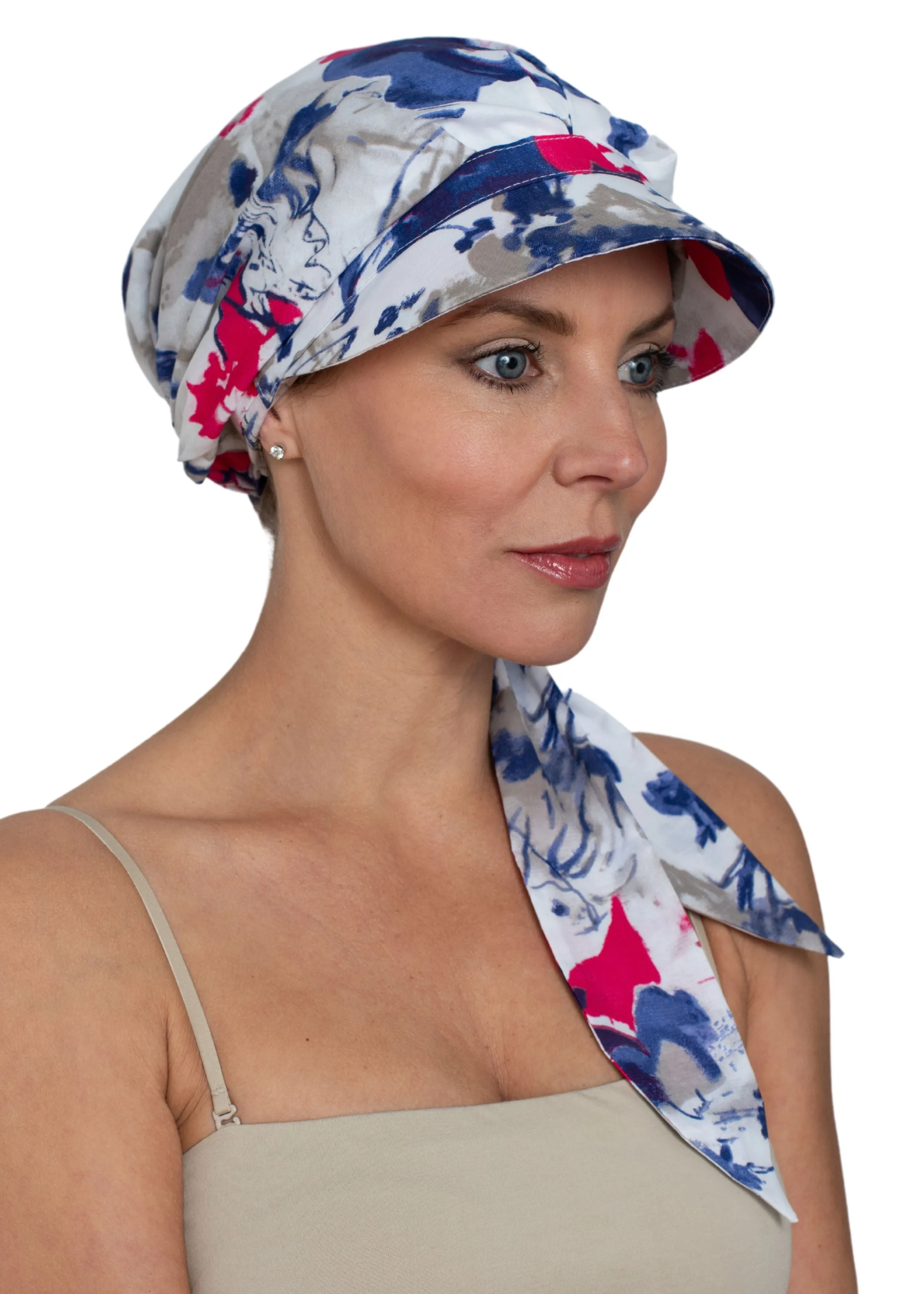 Cotton Scarf Summer Cap