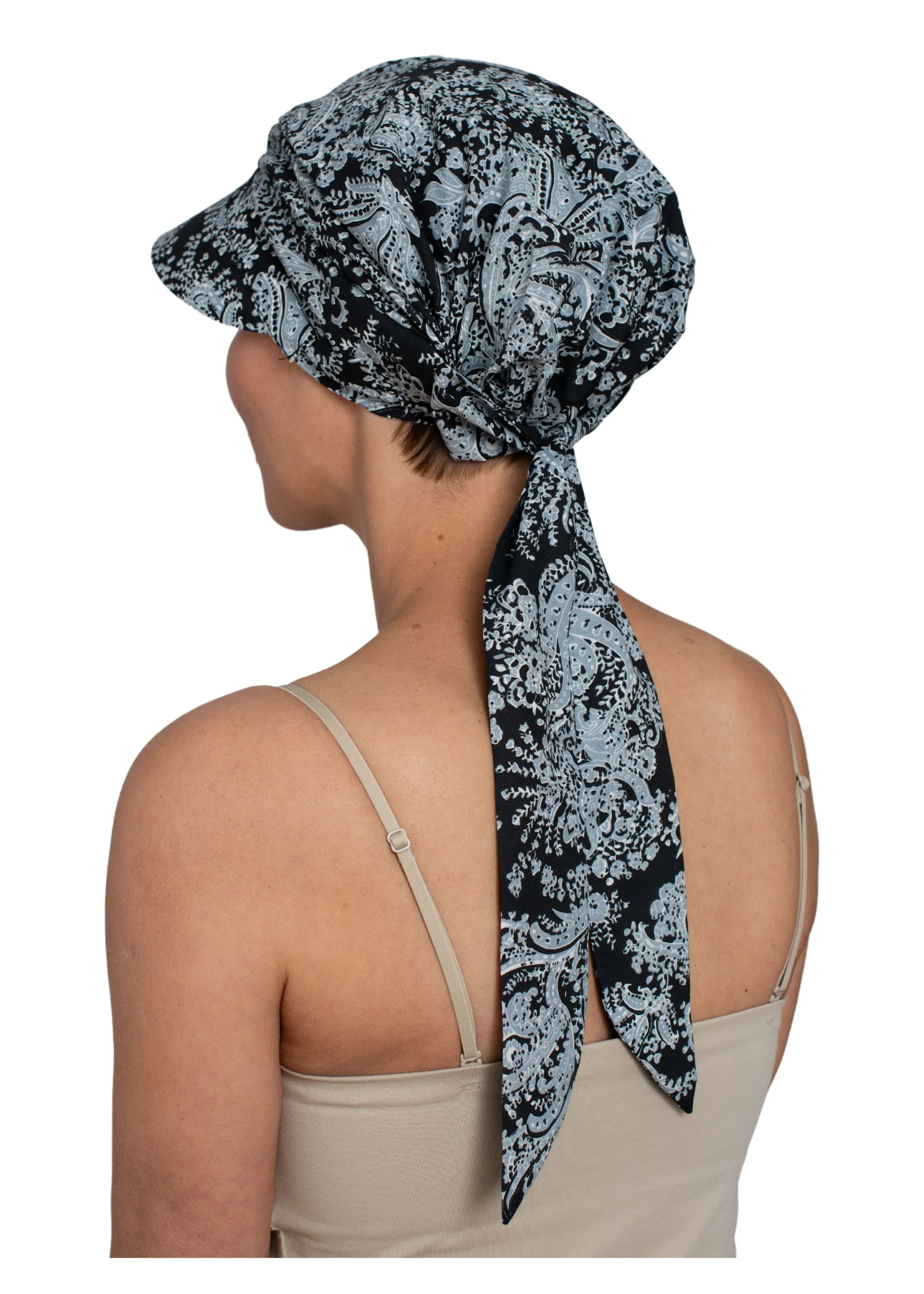 Cotton Scarf Summer Cap