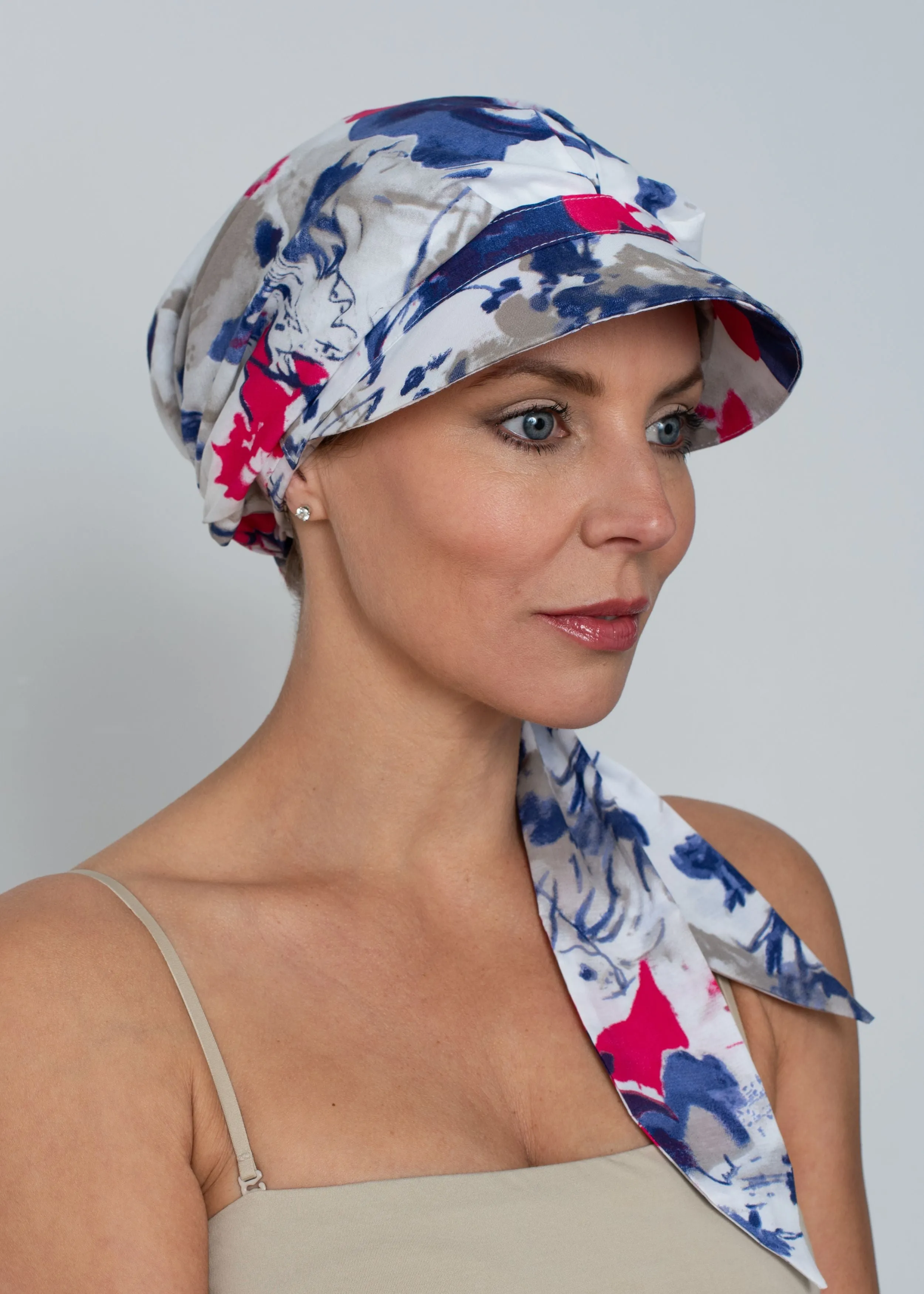 Cotton Scarf Summer Cap