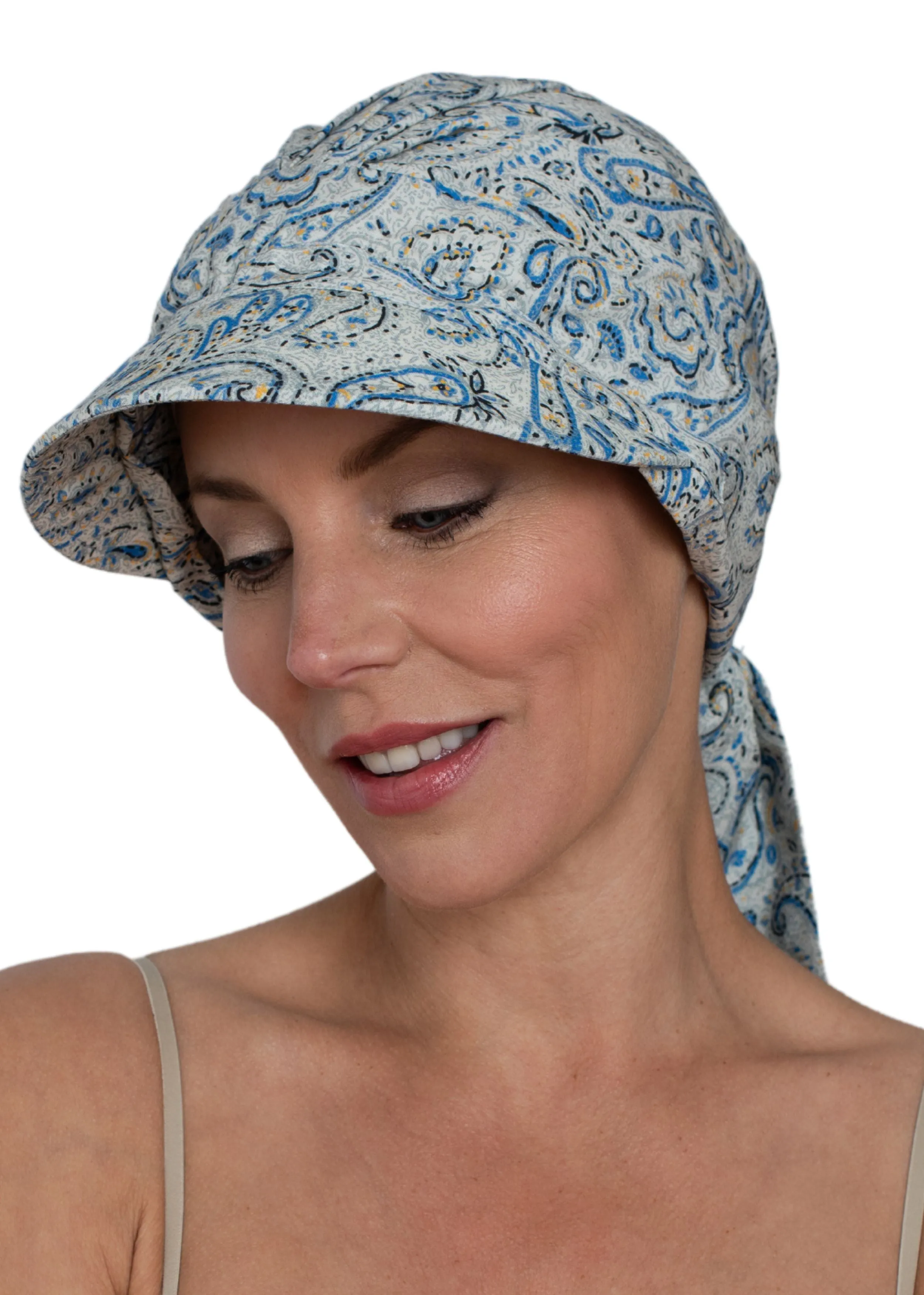 Cotton Scarf Summer Cap