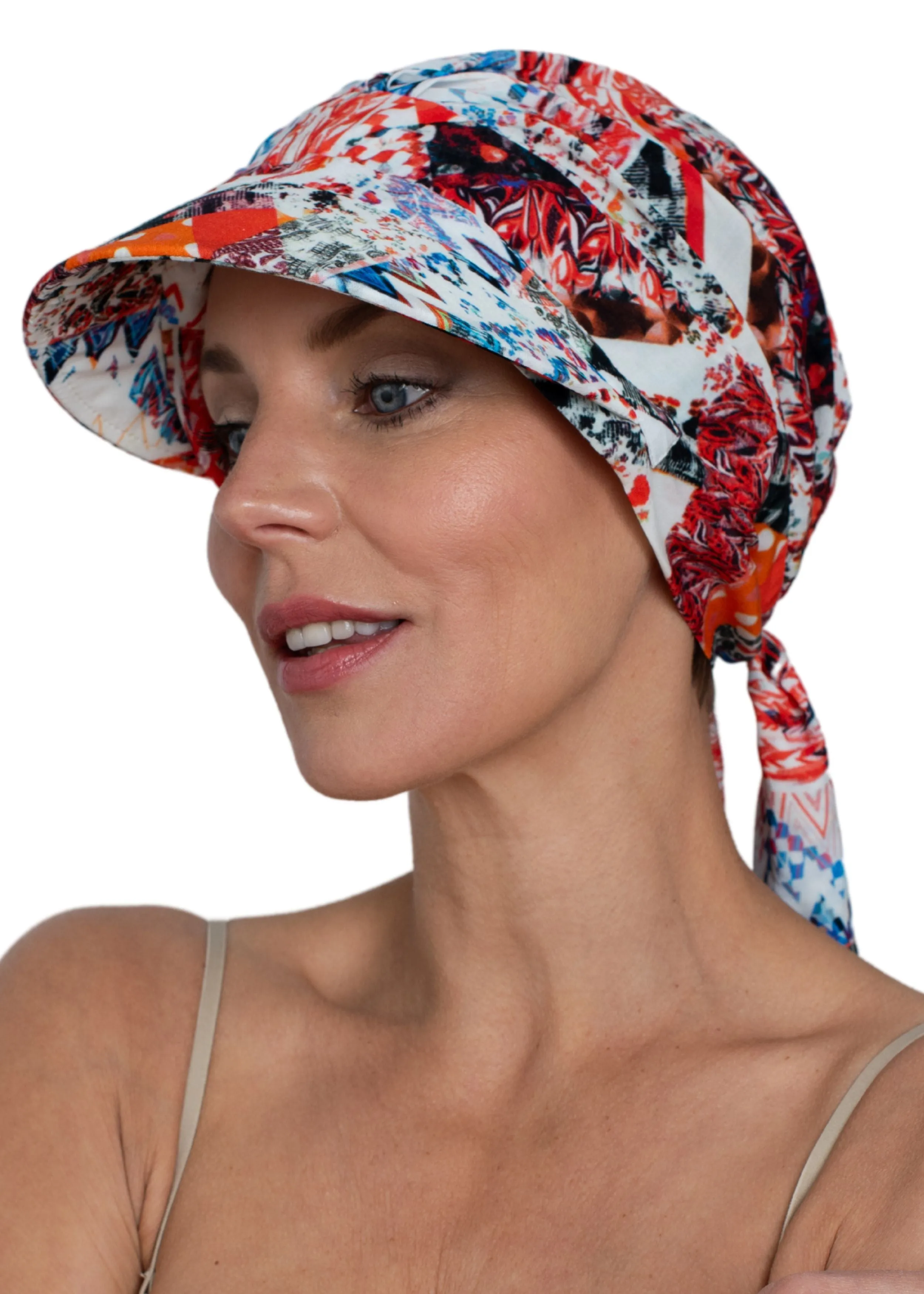 Cotton Scarf Summer Cap