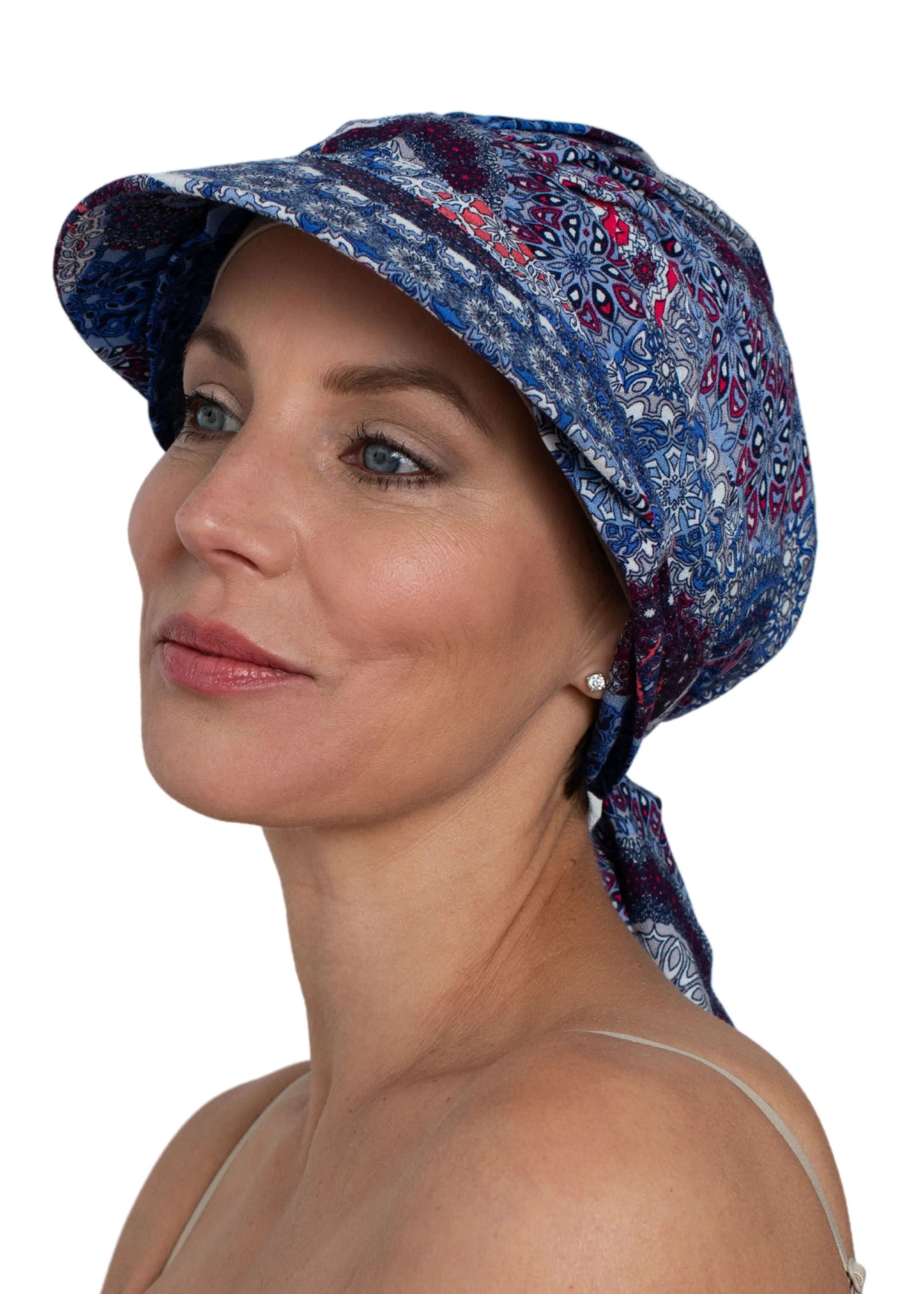 Cotton Scarf Summer Cap