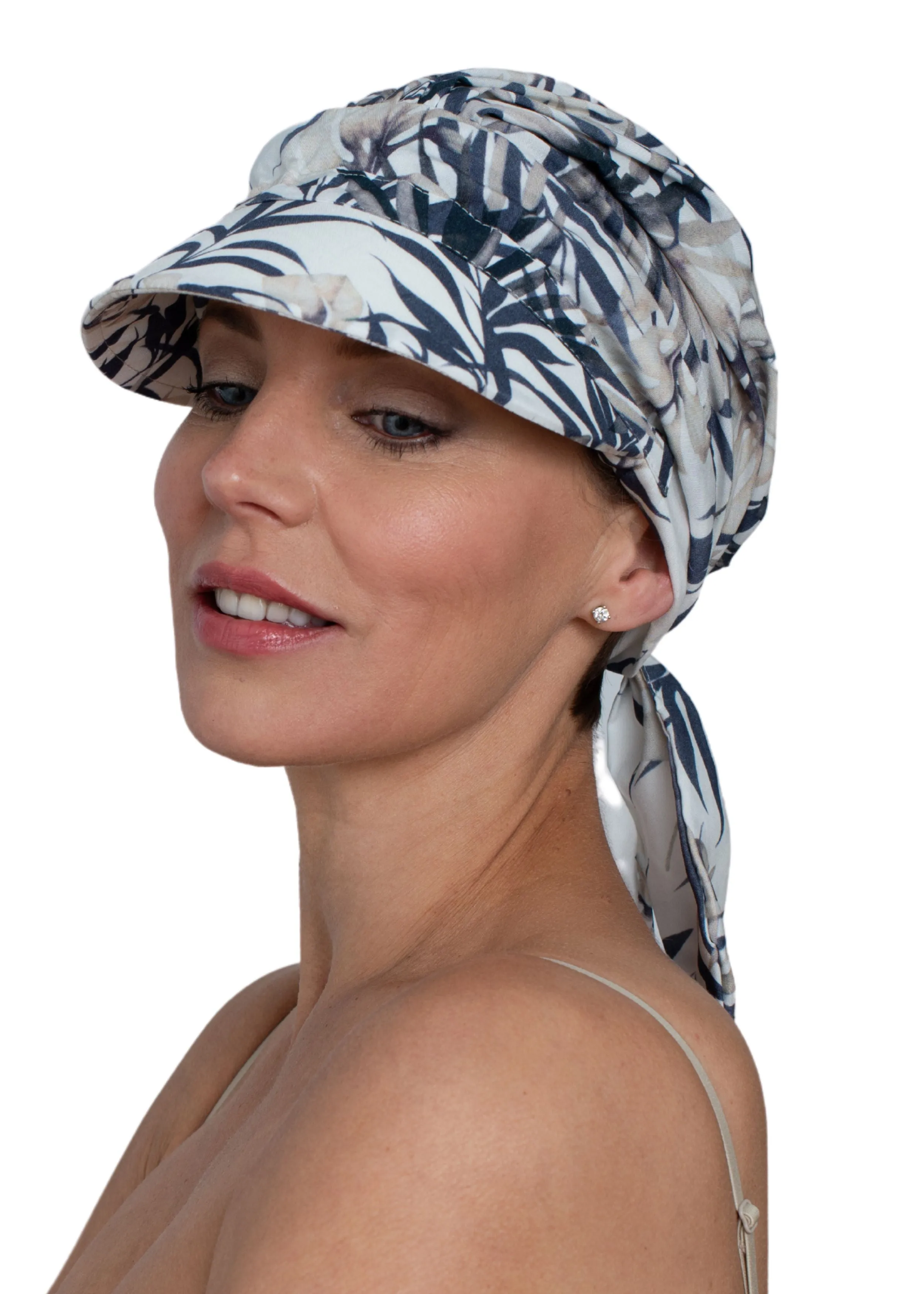 Cotton Scarf Summer Cap