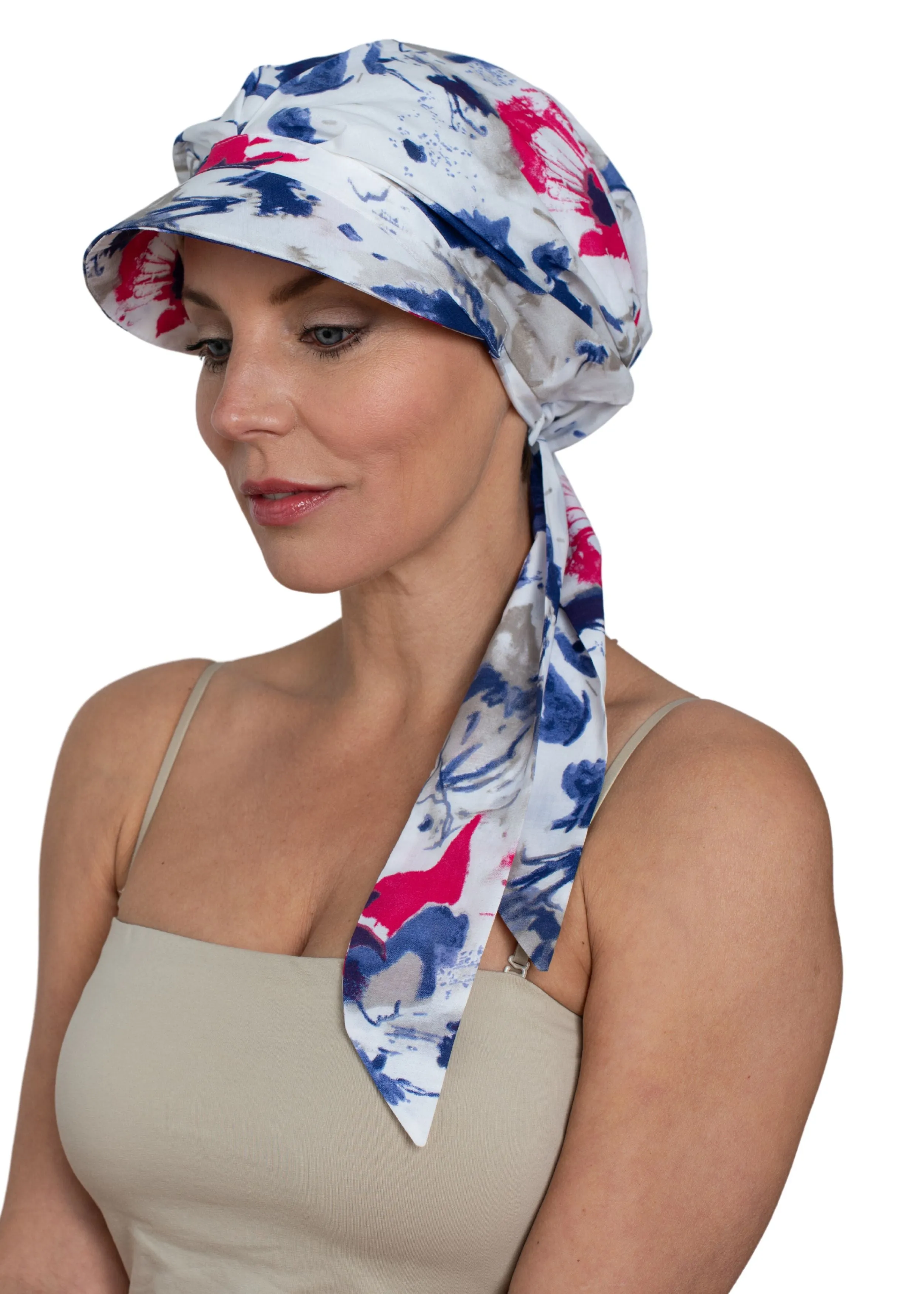 Cotton Scarf Summer Cap