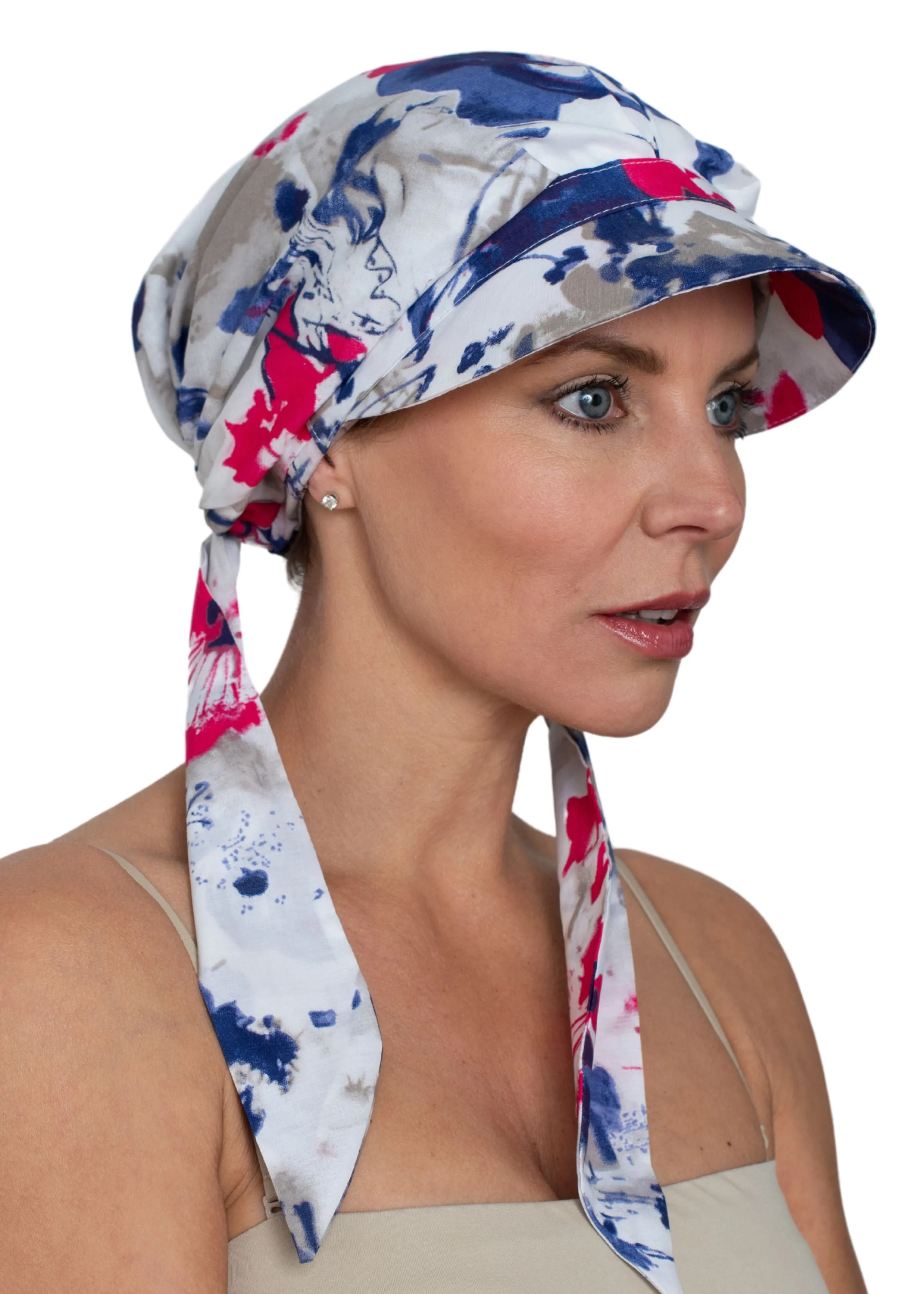 Cotton Scarf Summer Cap