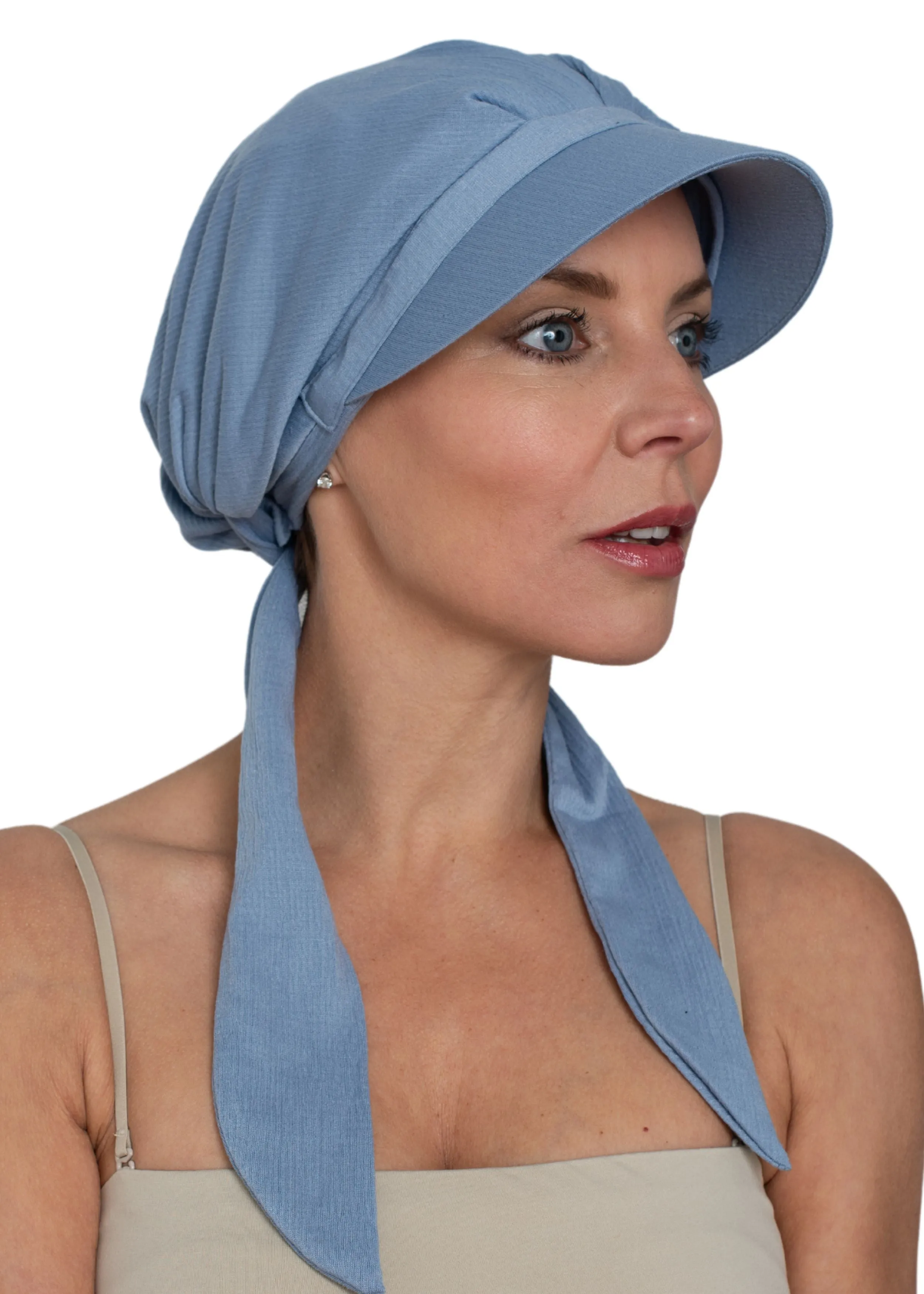 Cotton Scarf Summer Cap