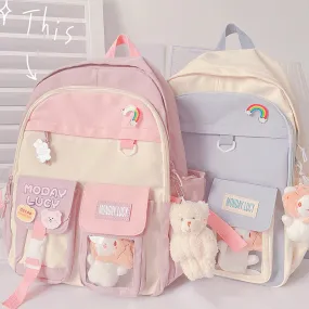 Cute bear pendant backpack PL52055