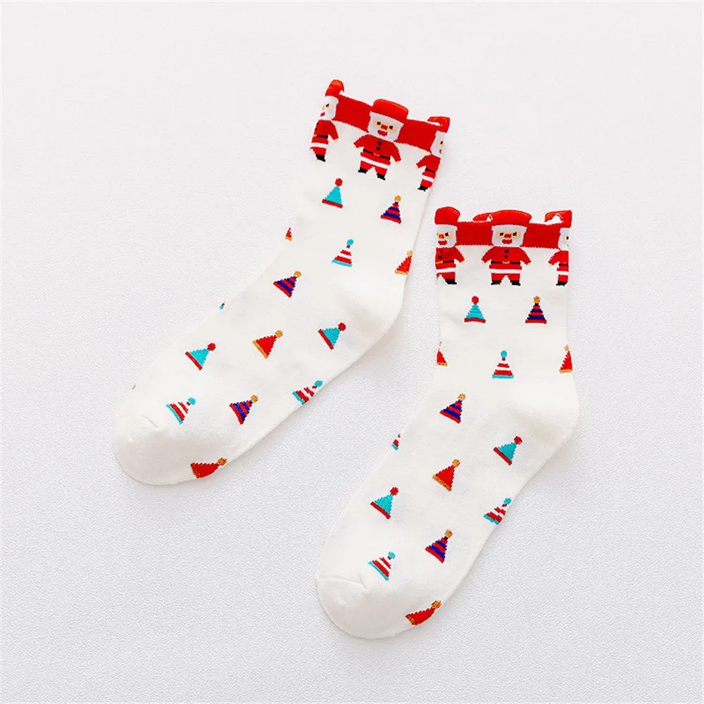 Cute Holiday Pattern Socks (Adult Medium - Women's Shoe Sizes 5-10)