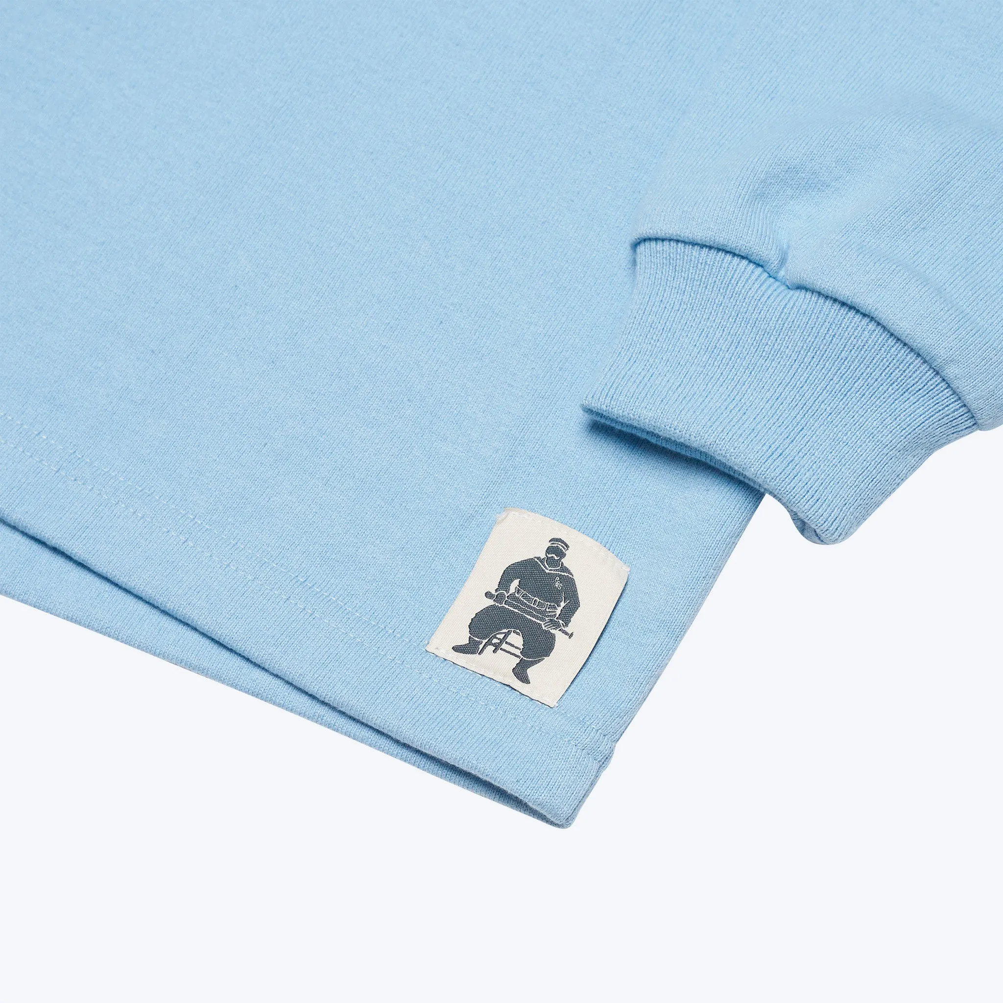 English Rose Rugby Shirt - Sky Blue