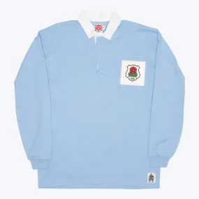 English Rose Rugby Shirt - Sky Blue