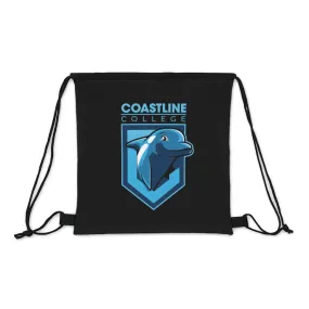 Fin Collection Black Outdoor Drawstring Bag