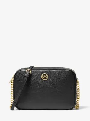 Fulton Large Pebbled Leather Crossbody Bag