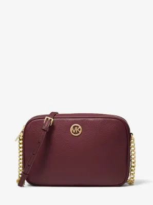 Fulton Large Pebbled Leather Crossbody Bag