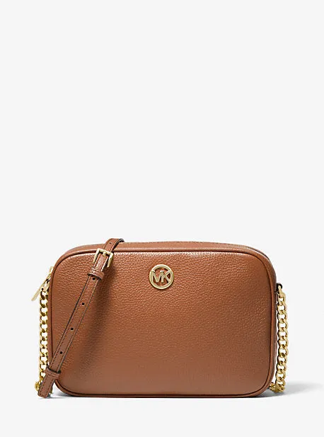 Fulton Large Pebbled Leather Crossbody Bag