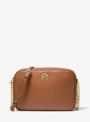 Fulton Large Pebbled Leather Crossbody Bag