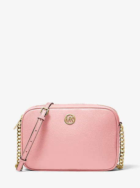 Fulton Large Pebbled Leather Crossbody Bag