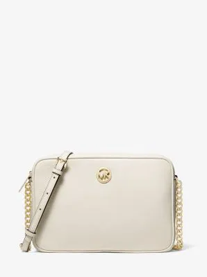 Fulton Large Pebbled Leather Crossbody Bag