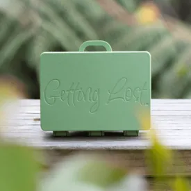 Getting Lost Travel Game Suitcase Moss Green