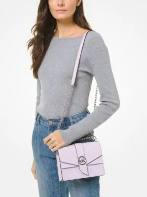 Greenwich Small Saffiano Leather Crossbody Bag