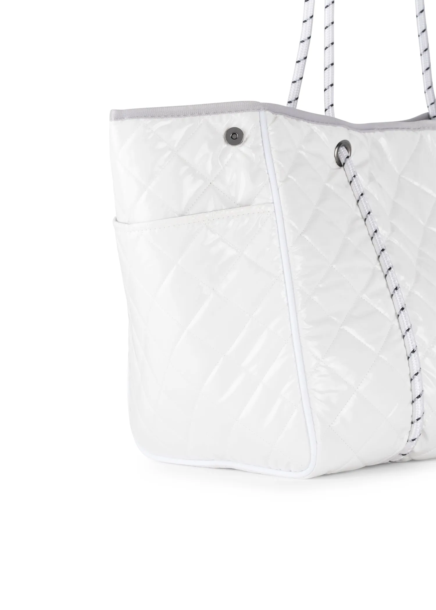 Greyson Blanc Puffer Tote with Monogram