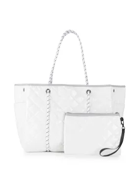 Greyson Blanc Puffer Tote with Monogram