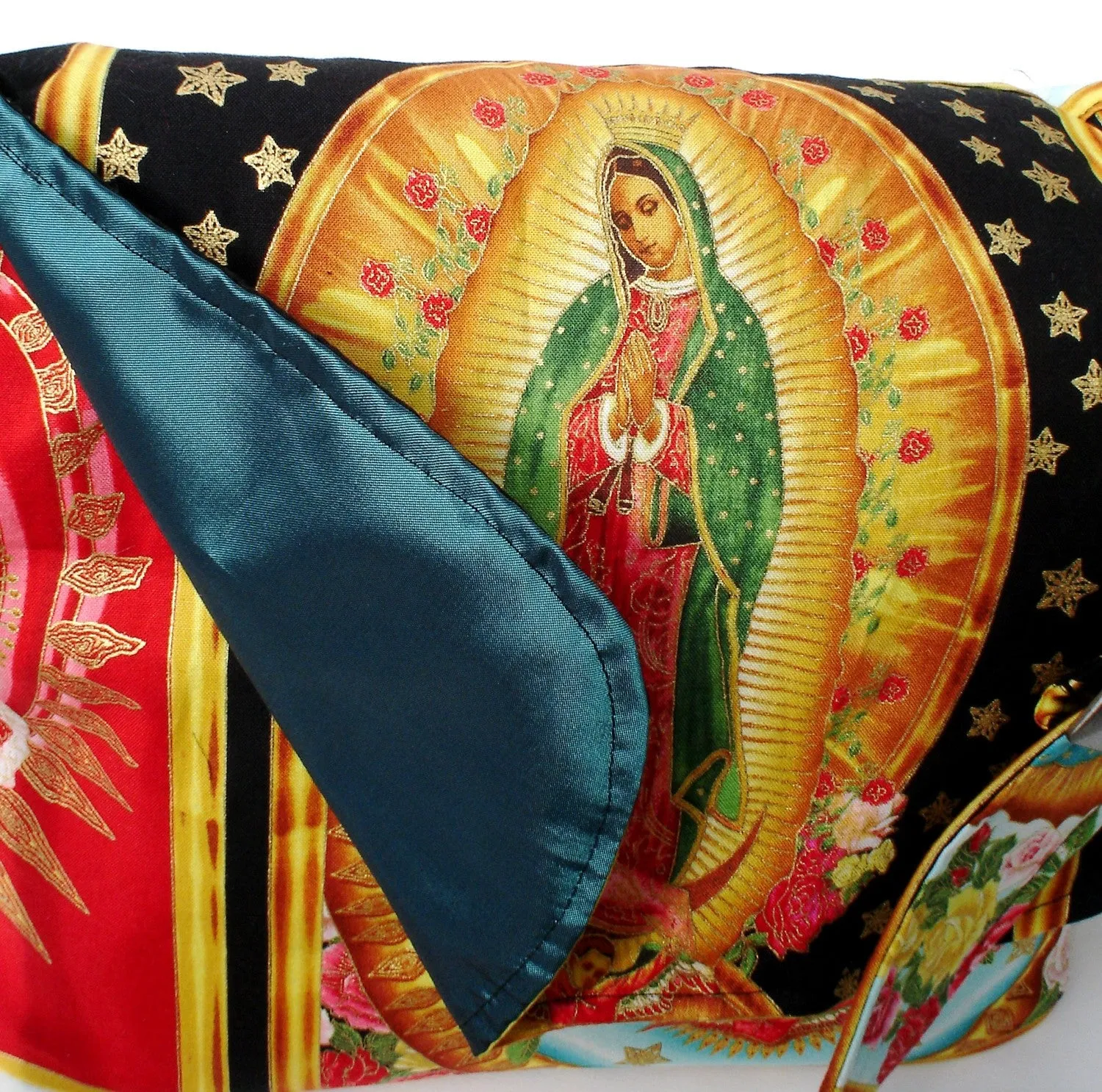 Guadalupe Virgin Mary Mexican Art Messenger Bag #MB548