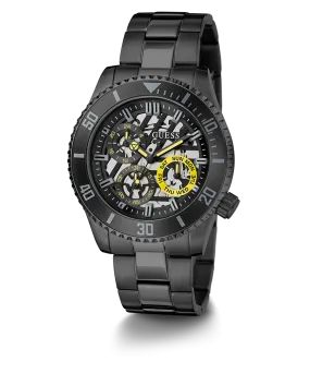 GUESS Mens Black Multi-function Watch