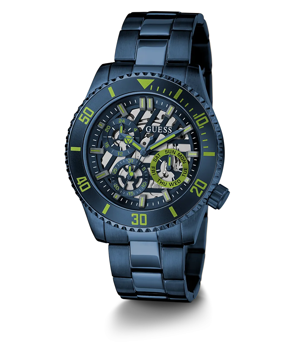 GUESS Mens Navy Multi-function Watch