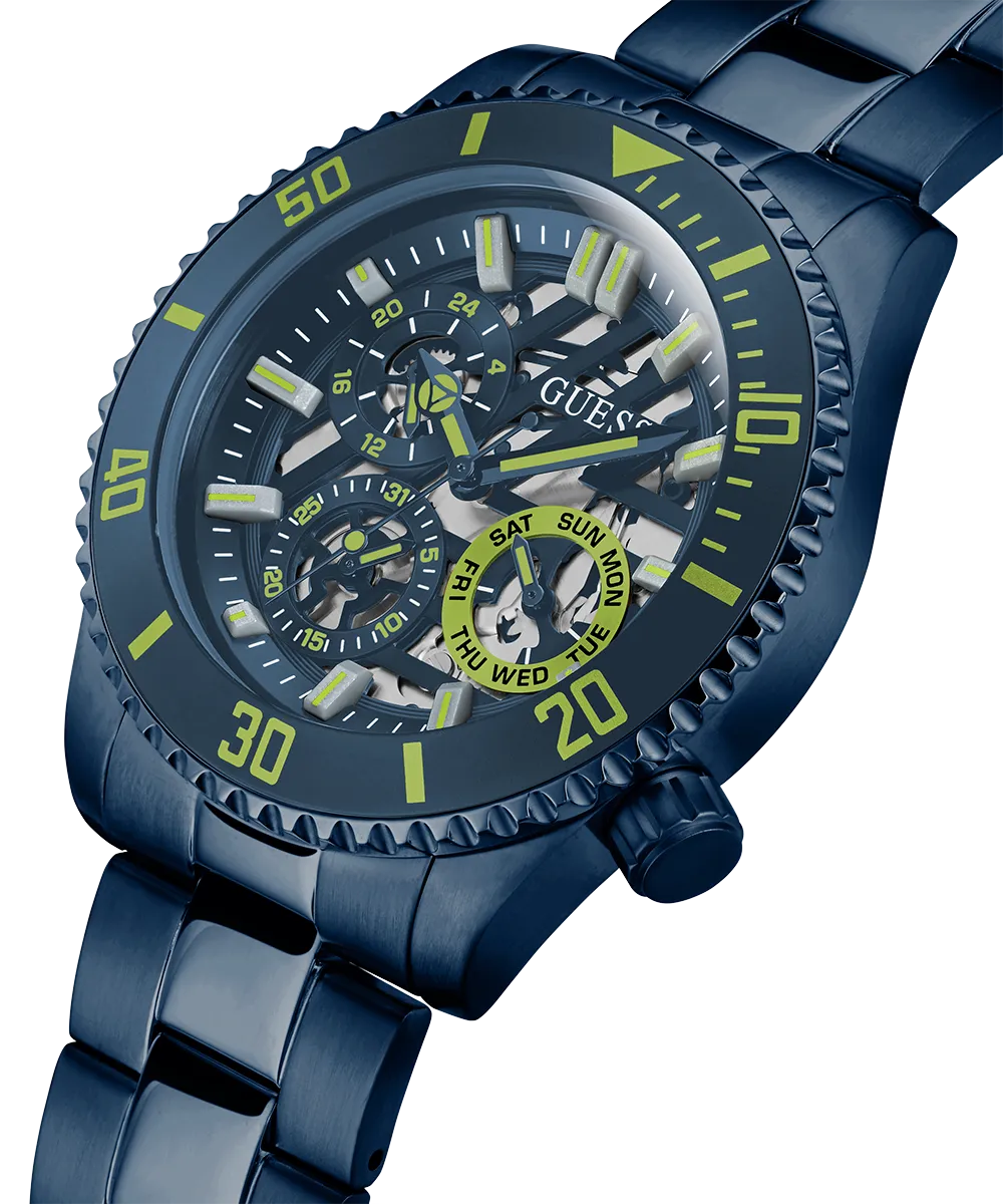 GUESS Mens Navy Multi-function Watch