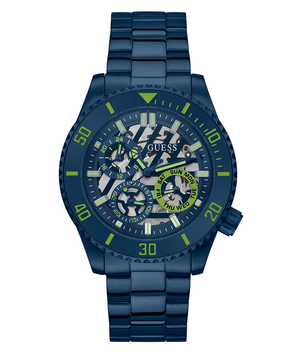 GUESS Mens Navy Multi-function Watch